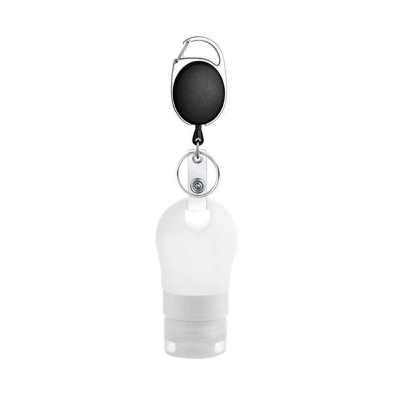 Silicone travel bottle (with hanging buckle)