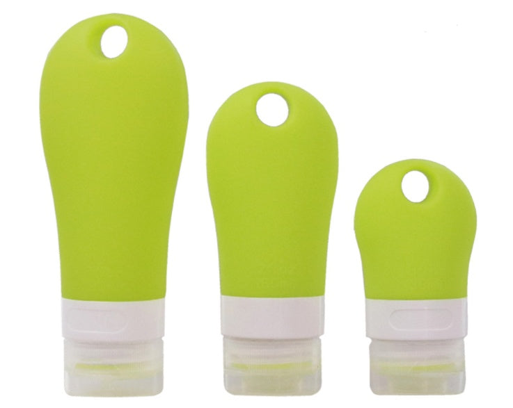 Silicone travel bottle (with hanging buckle)