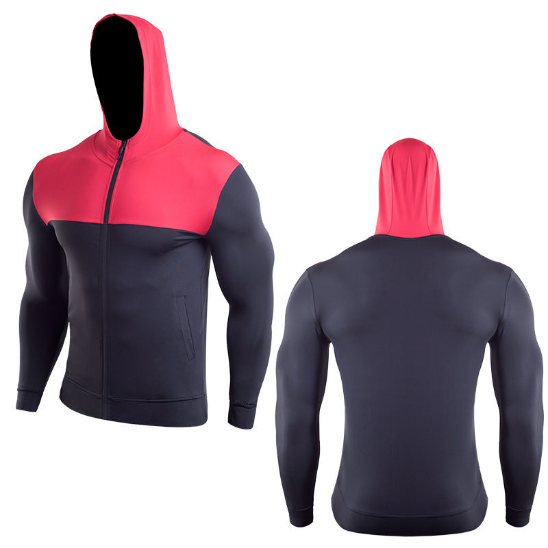 Training yoga hooded workout clothes