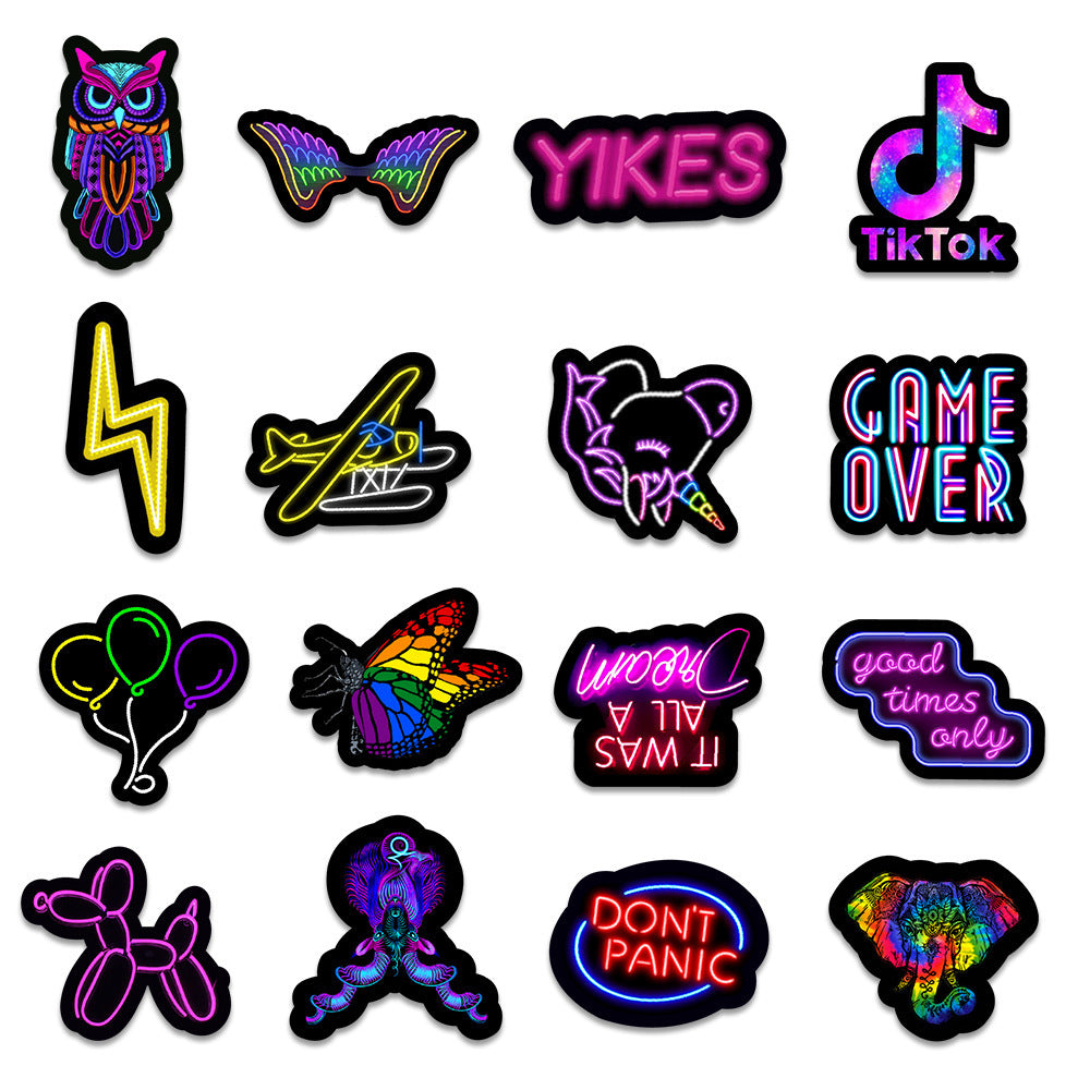 Glow in the Dark | Special Edition: Neon Stickers