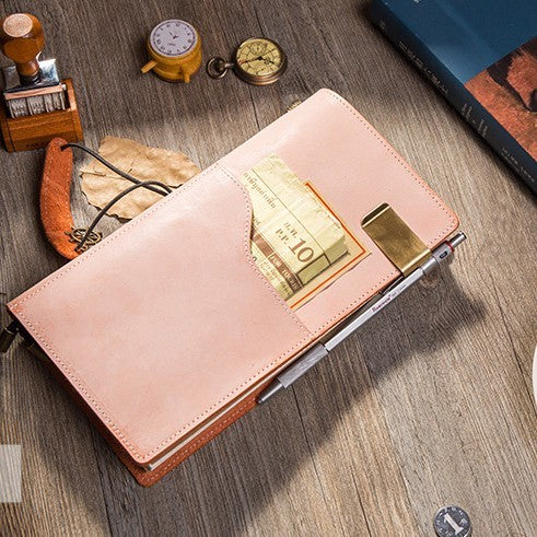 Vintage Cowhide Travel Notebook