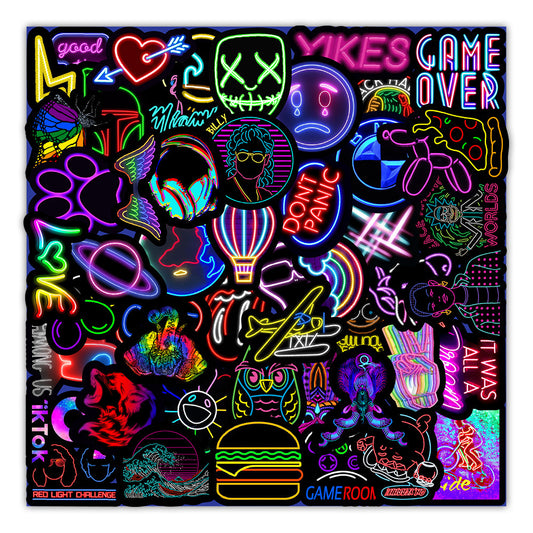 Glow in the Dark | Special Edition: Neon Stickers